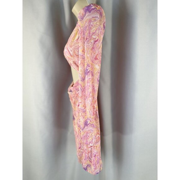 NWT LoveShackFancy Nanita Pink Long Sleeve Cutout Mini Dress $495 - Picture 6 of 14